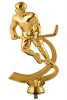 Фигура Хоккей 189 золото, высота 15,5 см.