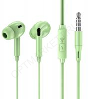 Наушники с микрофоном FUMIKO EP01 зеленые (FEP01-04)