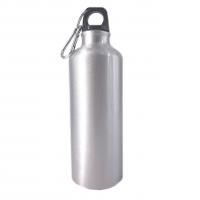 Фляжка-бутылка спортивная алюминиевая 500 мл (17oz), Стандарт, Серебро